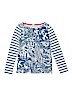 Mark Hearld for Boden 100% Cotton Blue Long Sleeve T-Shirt Size 12 - photo 1
