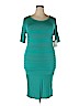 Lularoe Teal Casual Dress Size 2X - photo 1