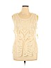 Bobbie Brooks Ivory Sleeveless Blouse Size 1X - photo 1