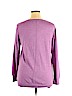 Banana Republic 100% Merino Extra Fine Wool Purple Wool Pullover Sweater Size XL - photo 2