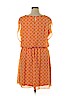 Tacera 100% Polyester Orange Casual Dress Size 1X - photo 2