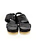 Via Spiga 100% Leather Black Sandals Size 10 - photo 2