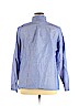 Banana Republic 100% Linen Blue Long Sleeve Button-Down Shirt Size XL - photo 2