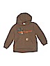 Carhartt 100% Cotton Brown Pullover Hoodie Size S (youth) - photo 1