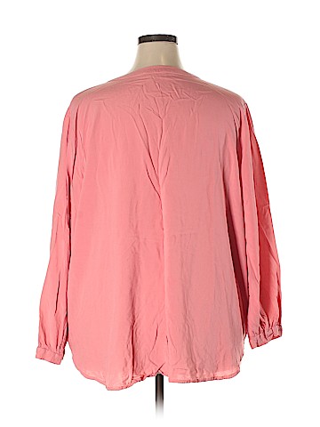 Woman Within Long Sleeve Blouse (view 2)