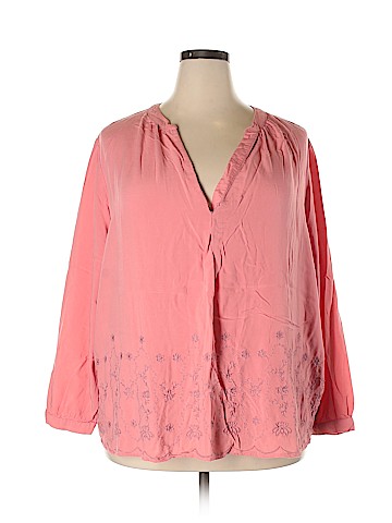 Woman Within Long Sleeve Blouse (view 1)