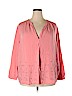 Woman Within 100% Rayon Pink Long Sleeve Blouse Size 2X - photo 1