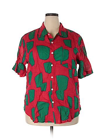 Assorted Brands Short Sleeve Button-Down Shirt (view 1)