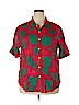 Assorted Brands 100% Rayon Red Short Sleeve Button-Down Shirt Size XXL - photo 1
