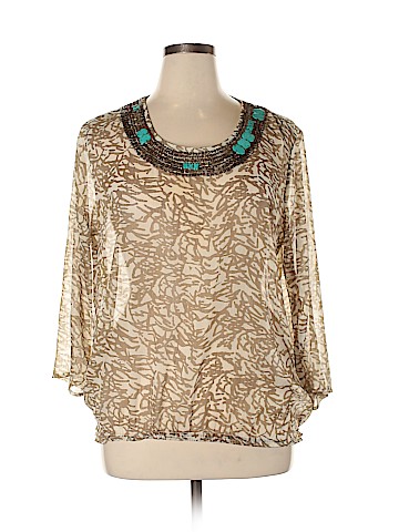 Chico's 3/4 Sleeve Blouse (view 1)