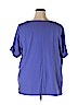 Woman Within 100% Cotton Purple Short Sleeve T-Shirt Size 28 - 26 - photo 2