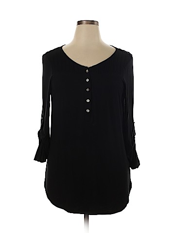 Cable & Gauge 3/4 Sleeve Henley (view 1)