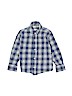Mini Boden 100% Cotton Blue Long Sleeve Button-Down Shirt Size 3 - 4 - photo 1