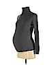 Gap - Maternity 100% Cotton Gray Turtleneck Sweater Size S - photo 1