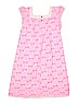 Mini Boden 100% Cotton Print Pink Dress Size 9 - photo 2