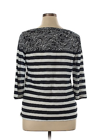 Ann Taylor LOFT Outlet 3/4 Sleeve T-Shirt (view 2)