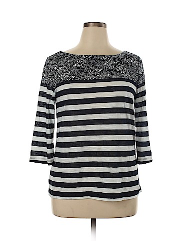 Ann Taylor LOFT Outlet 3/4 Sleeve T-Shirt (view 1)