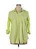 Old Navy 100% Cotton Green Long Sleeve Button-Down Shirt Size XL - photo 1
