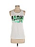 Victoria's Secret Pink White Sleeveless T-Shirt Size S - photo 1