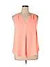 Lush 100% Polyester Pink Sleeveless Blouse Size XL - photo 1