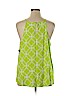 Crown & Ivy 100% Rayon Green Sleeveless Blouse Size XL - photo 2