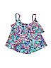 24th & Ocean Blue Swimsuit Top Size 16W - photo 1