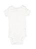 Carter's 100% Cotton White Short Sleeve Onesie 9-12 MO / 12 MO - photo 2