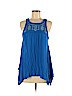 American Eagle Outfitters 100% Rayon Blue Sleeveless Blouse Size M - photo 1