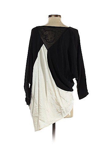 Alice + Olivia Short Sleeve Silk Top (view 2)