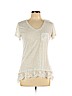 rue21 Ivory Short Sleeve Top Size L - photo 1
