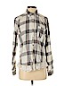 Hollister White Long Sleeve Button-Down Shirt Size S - photo 1