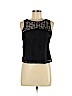 Milly 100% Polyester Black Sleeveless Top Size 0 - photo 1