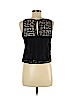 Milly 100% Polyester Black Sleeveless Top Size 0 - photo 2