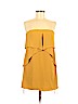 BCBGMAXAZRIA Runway 100% Polyester Yellow Cocktail Dress Size 6 - photo 1