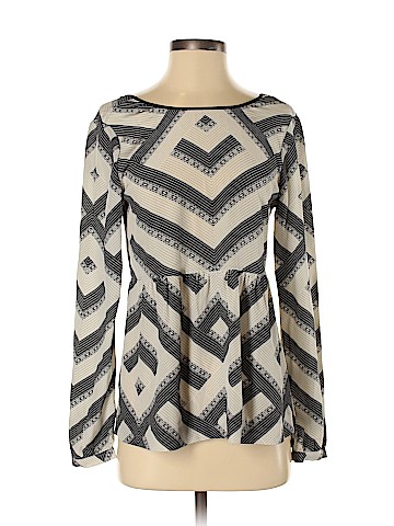Twelfth Street by Cynthia Vincent Long Sleeve Silk Top (view 1)