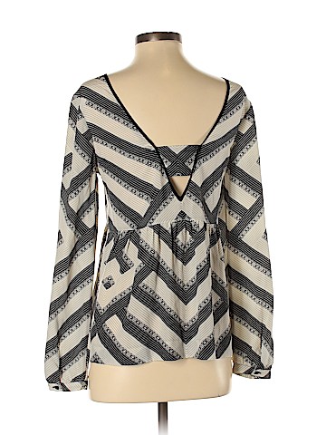 Twelfth Street by Cynthia Vincent Long Sleeve Silk Top (view 2)