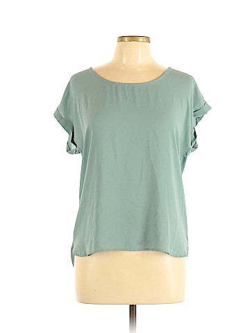 Pink Rose Short Sleeve Blouse (view 1)