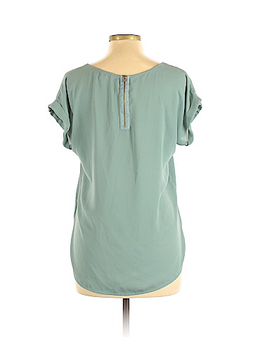 Pink Rose Short Sleeve Blouse (view 2)