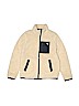 Abercrombie & Fitch 100% Polyester Ivory Fleece Jacket Size 7 - 8 - photo 1