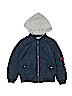 H&M Solid Blue Jacket Size 7 - 8 - photo 1