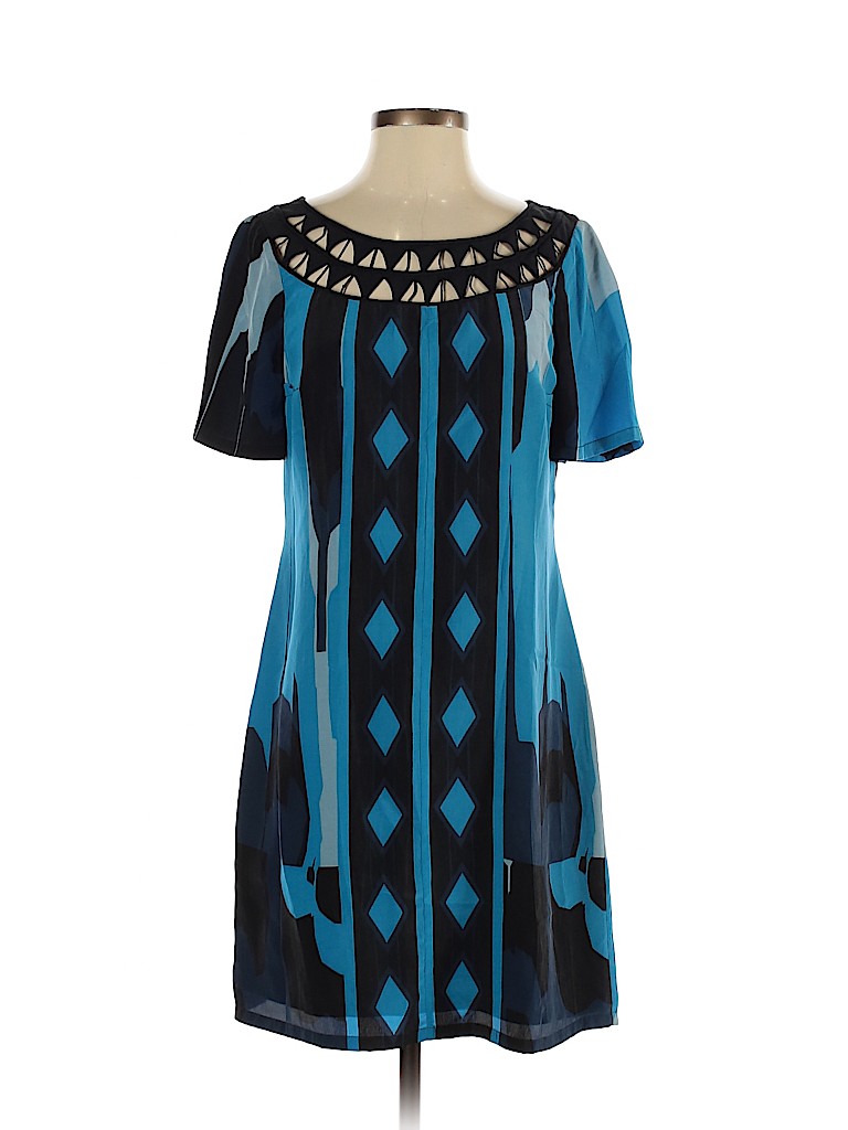 Tracy Reese 100% Silk Blue Casual Dress Size S - photo 1