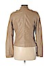 Forever 21 100% Polyurethane Tan Faux Leather Jacket Size L - photo 2