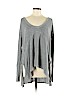 Free People Gray Long Sleeve Top Size M - photo 1