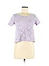 Free People Purple Short Sleeve Top Size M - photo 1