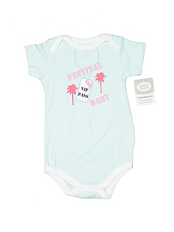 Luvable Friends Short Sleeve Onesie (view 1)
