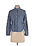 Liz Claiborne 100% Cotton Blue Long Sleeve Button-Down Shirt Size S (petite) - photo 1