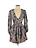 H&M 100% Polyester Tan Casual Dress Size 2 - photo 1