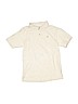 CALVIN KLEIN JEANS 100% Cotton Solid Ivory Short Sleeve Polo Size 14 - 16 - photo 1