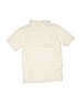 CALVIN KLEIN JEANS 100% Cotton Solid Ivory Short Sleeve Polo Size 14 - 16 - photo 2