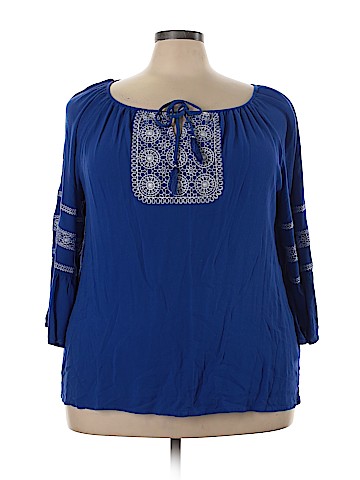 Ruby Rd. 3/4 Sleeve Blouse (view 1)